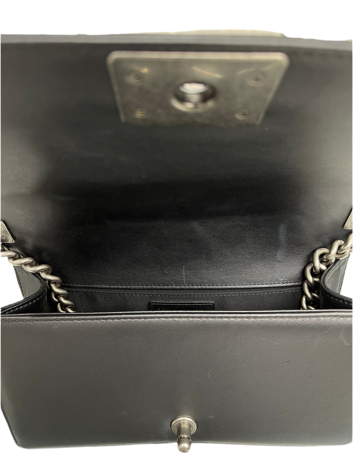 Chanel Medium Quilted Leather Boy Bag Black