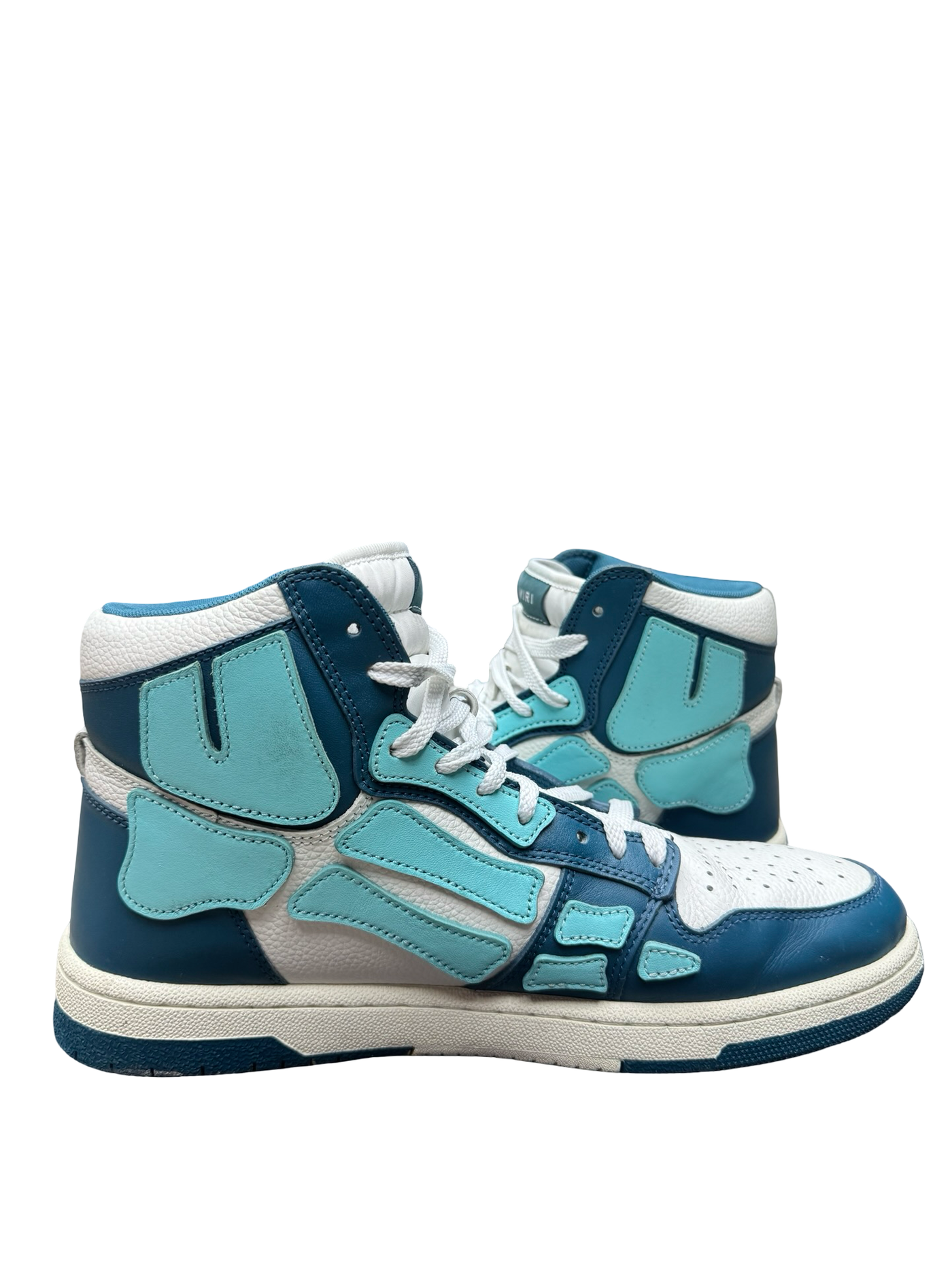 Amiri Skel Bone High Top Blue
