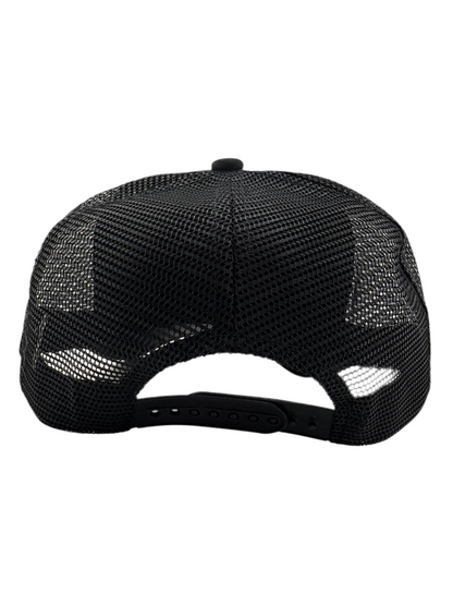 NewYrrk Black Hat w/ Orange White Crystals