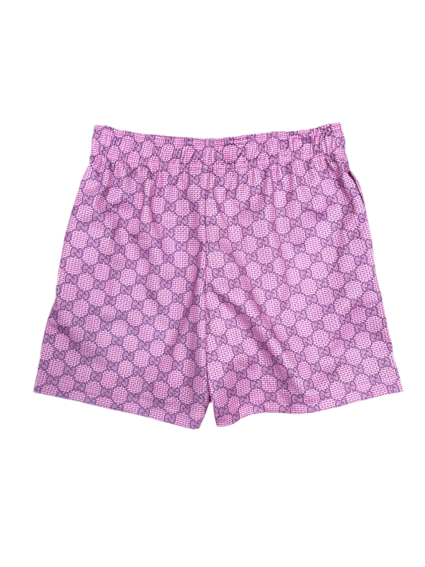 Bravest Studios Monogram Shorts Pink Purple