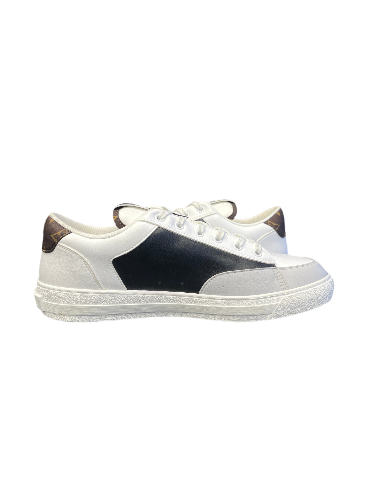 LV Charlie Monogram White Cacao Brown Black