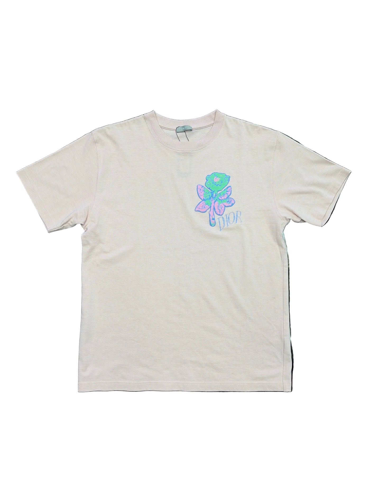 Dior x Alex Foxton Rose Tee Pink