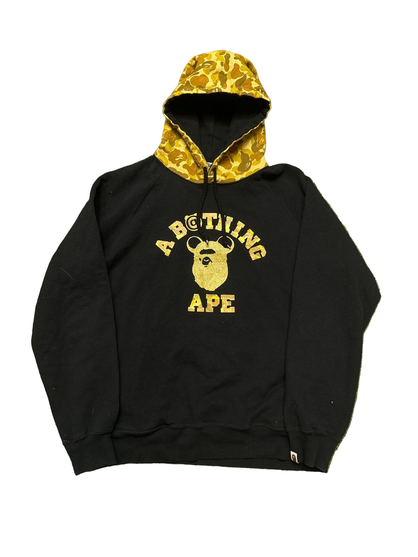 BAPE x Medicom Toy Ape Head Bear College Pullover Hoodie