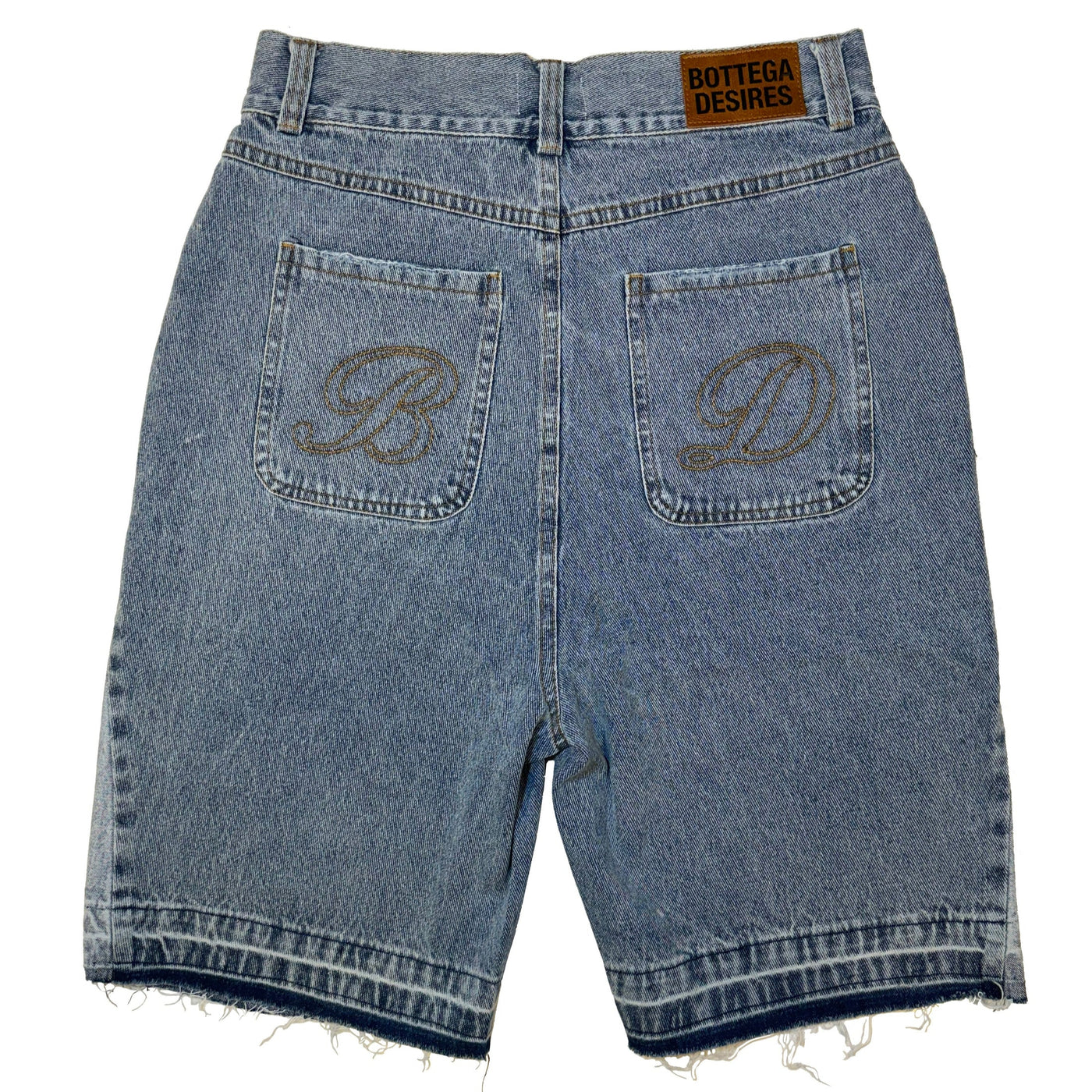 Bottega Desires Jean Shorts Blue Denim