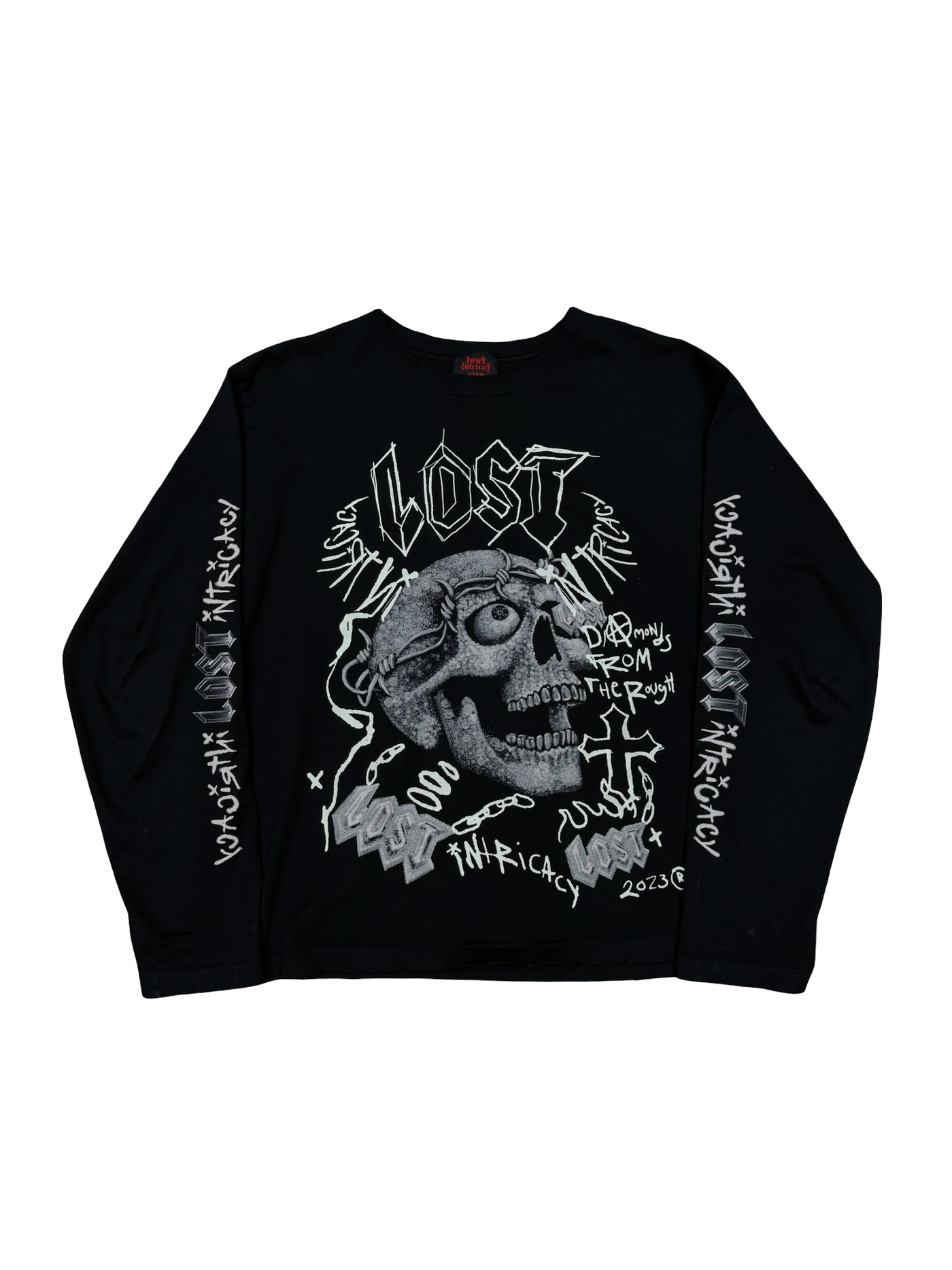 Lost Intricacy Diamonds From The Rough L/S T-Shirt Black