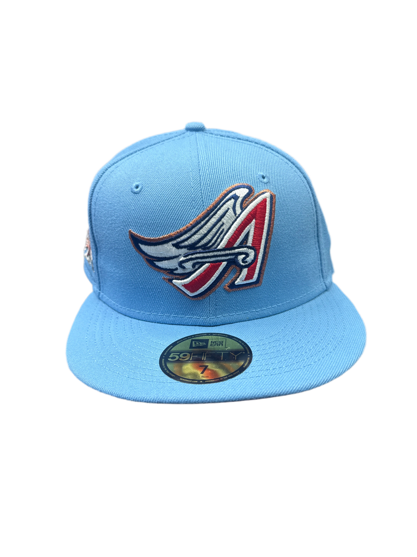 Anaheim Angels 50th Anniversary Pink Brim Cap