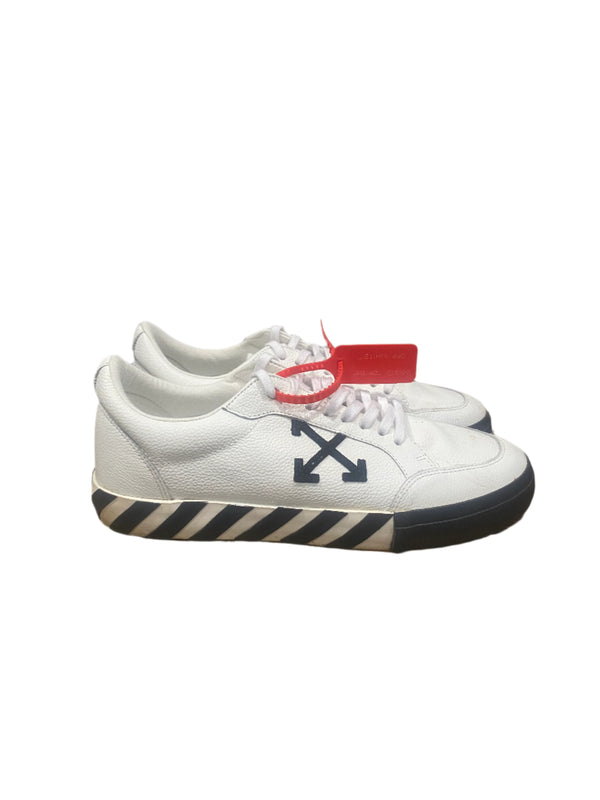 Off-White Vulcanized Low White Black Sneakers