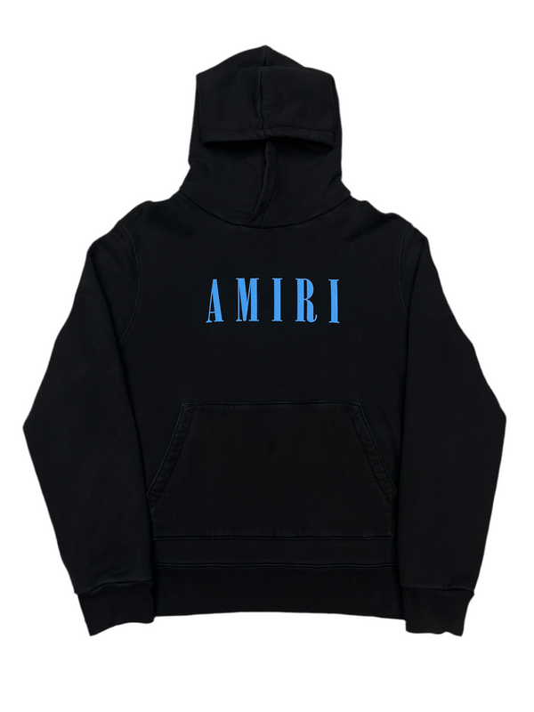 AMIRI Core Logo Hoodie Black Blue