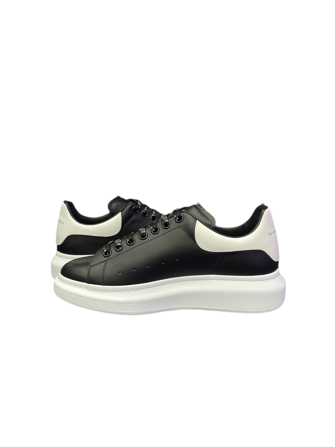 Alexander McQueen Oversized Low Black White