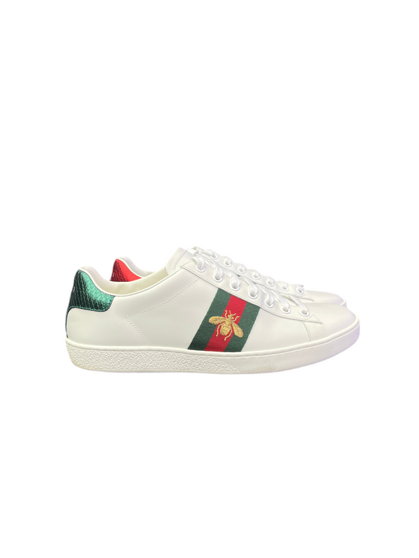 WMNS Gucci Ace Embroidered Bee White Green Red