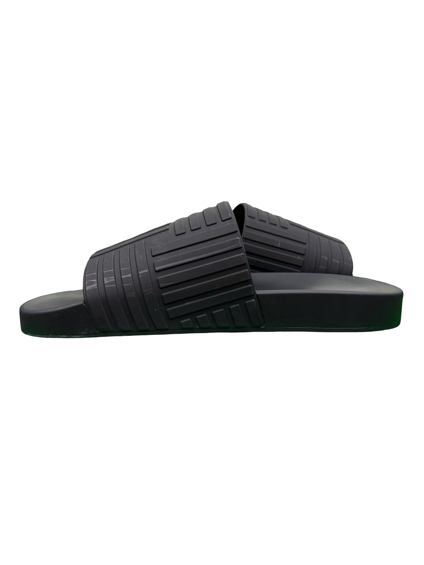 Bottega Veneta Rubber Slides Black