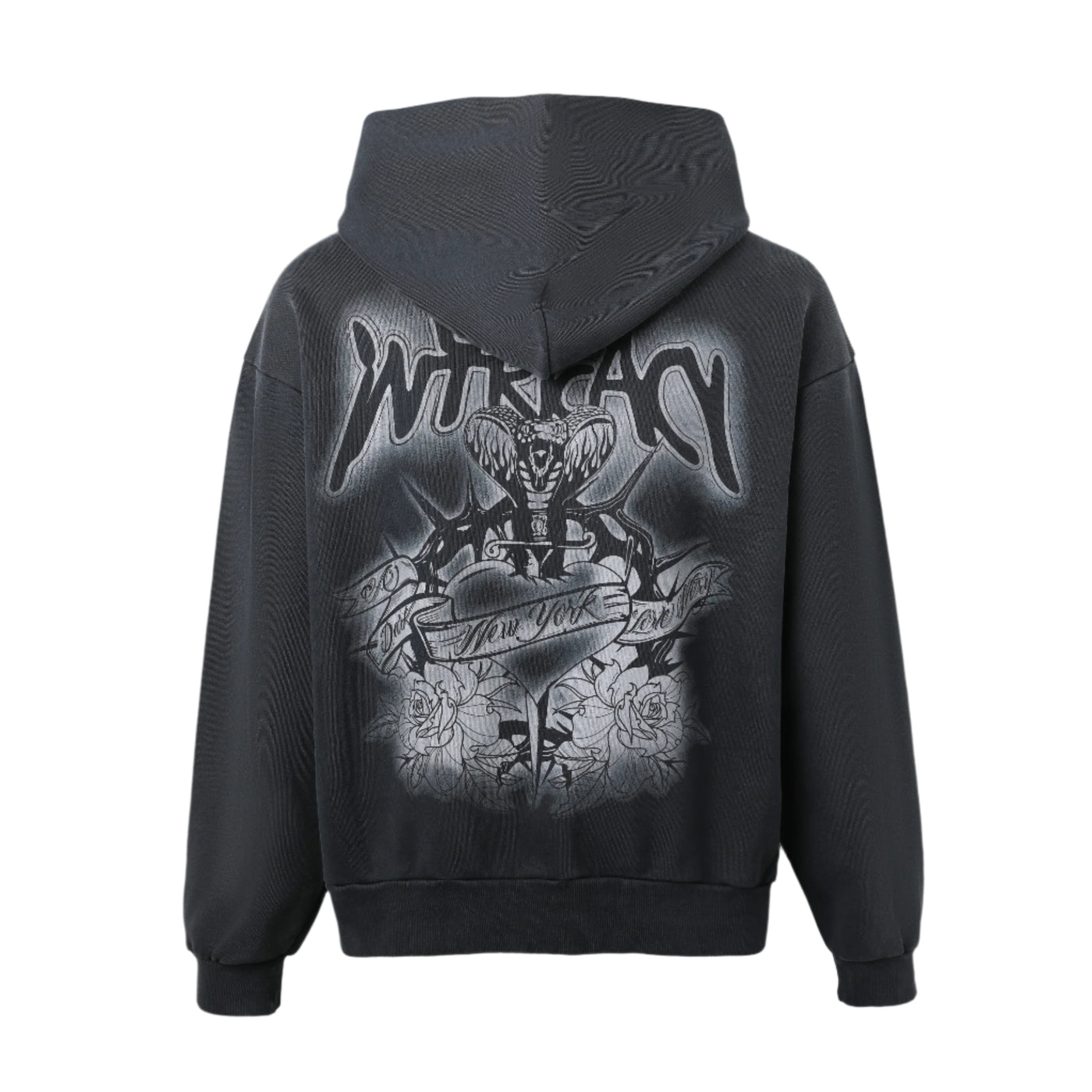 Lost Intricacy Inverse Hoodie Black