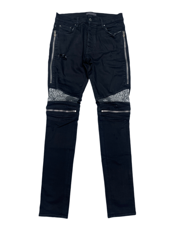 Amiri MX2 Cashew Washed Black Jeans