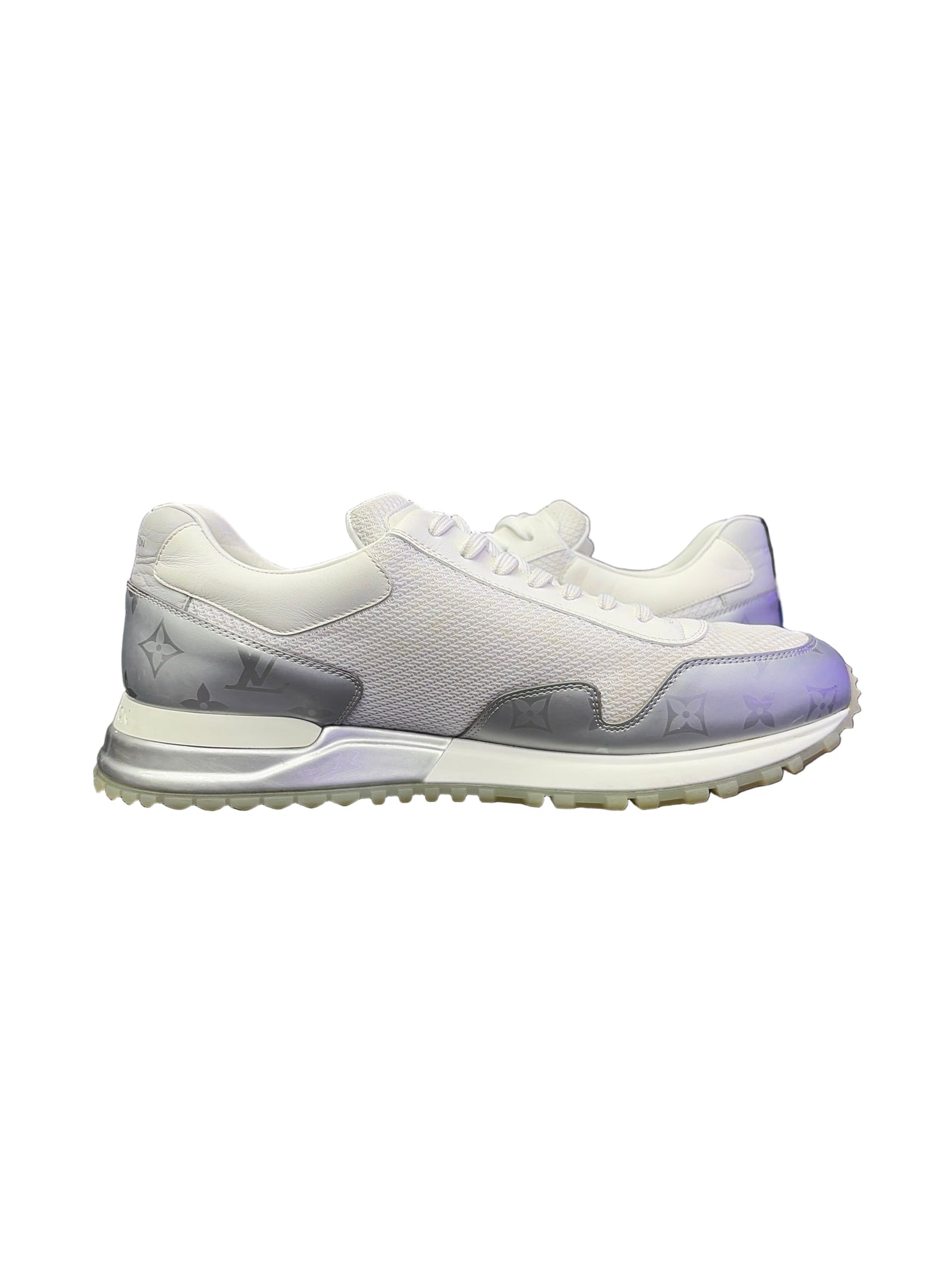 LV Run Away Sneaker White Silver
