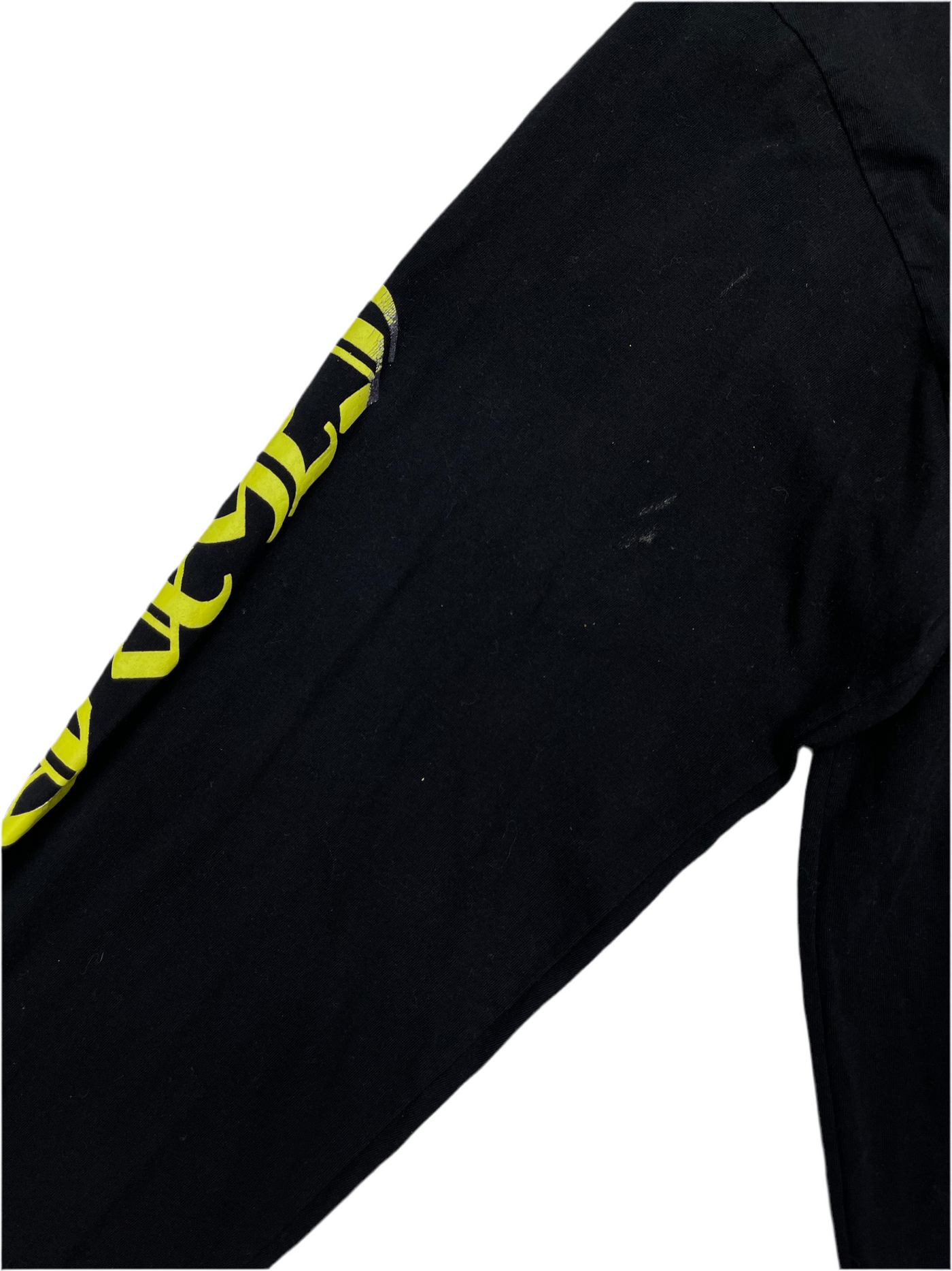 Chrome Hearts Neon Green Collar L/S Shirt Black