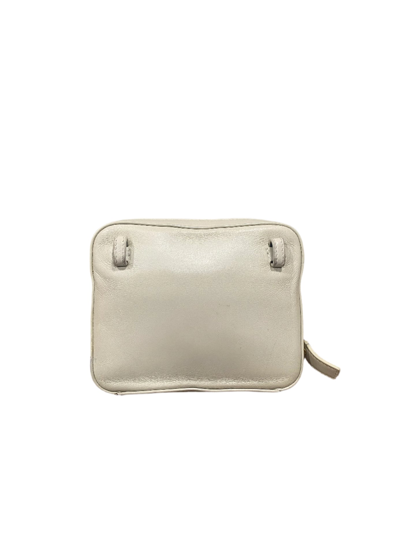 YSL Lambskin Matelasse Vicky Monogram Belt Bag Beige
