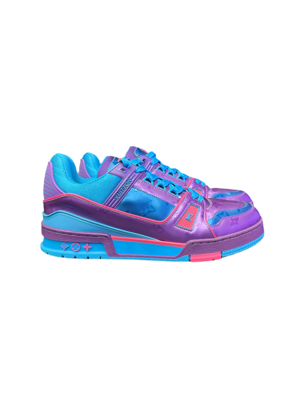 LV Trainer Metallic Purple Teal