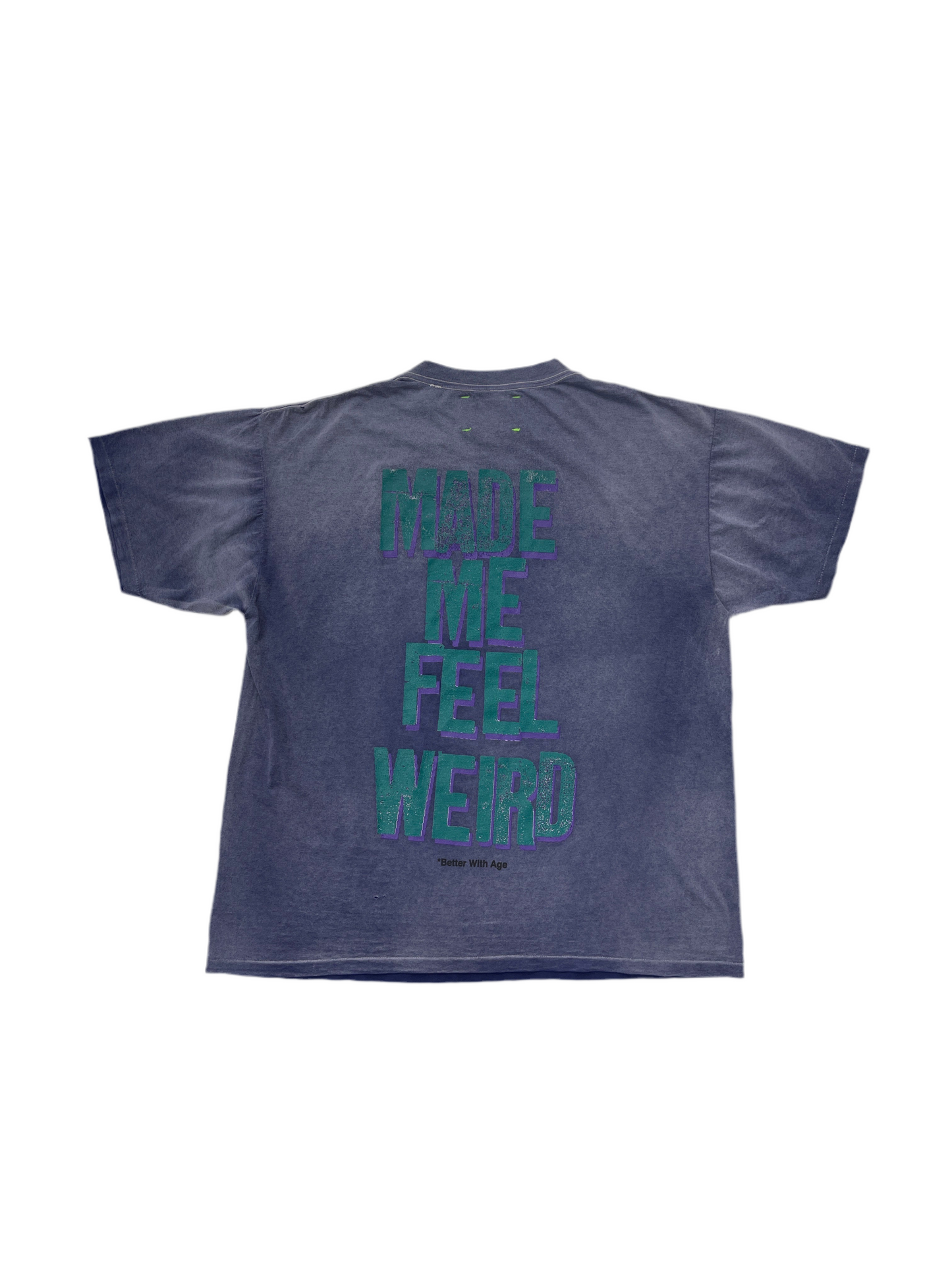 Better With Age Weirdo Tee Navy Wash