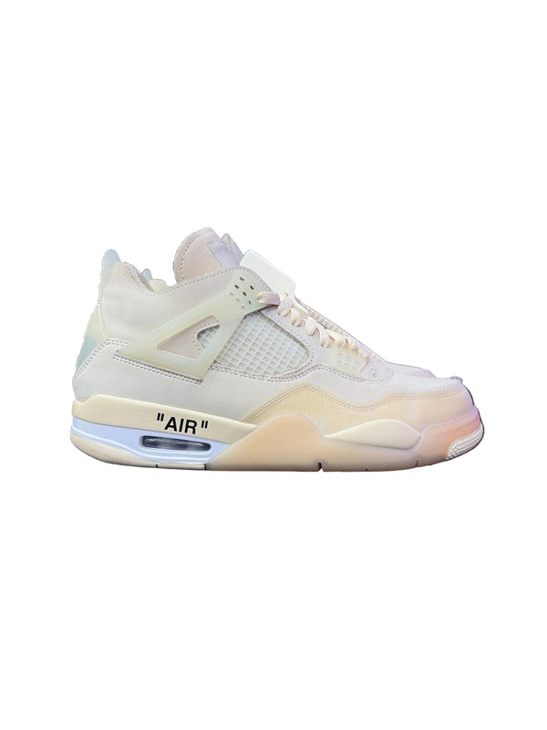 WMNS Nike Air Jordan 4 Retro x Off-White Sail