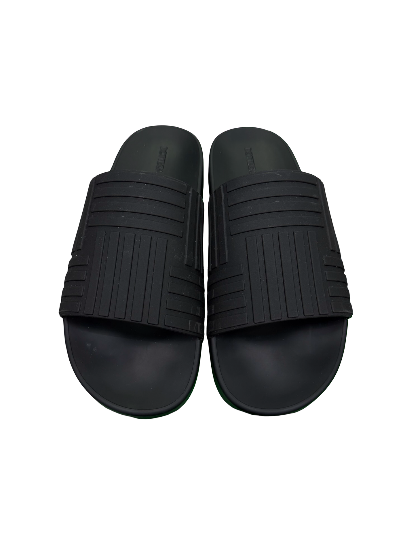 Bottega Veneta Rubber Slides Black