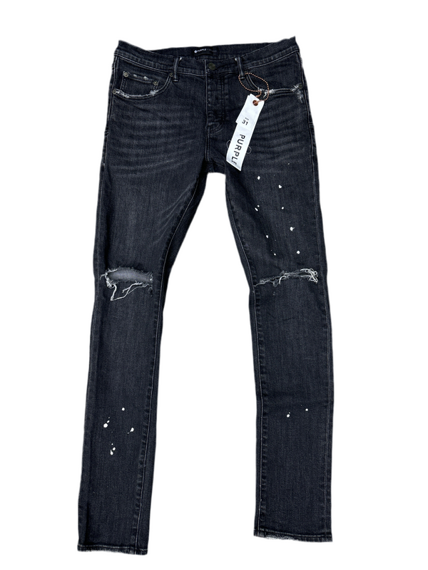 Purple Distressed Jeans