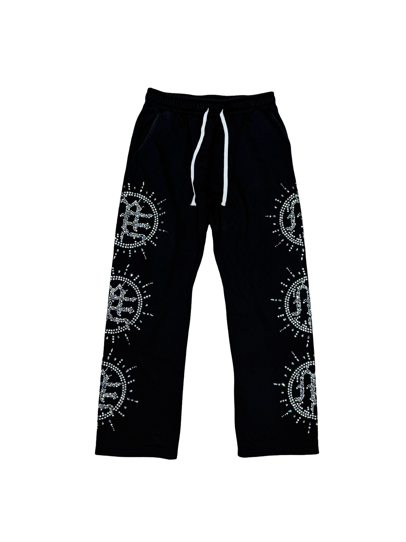Mixed Emotion Eclipse Rhinestone Sweatpants