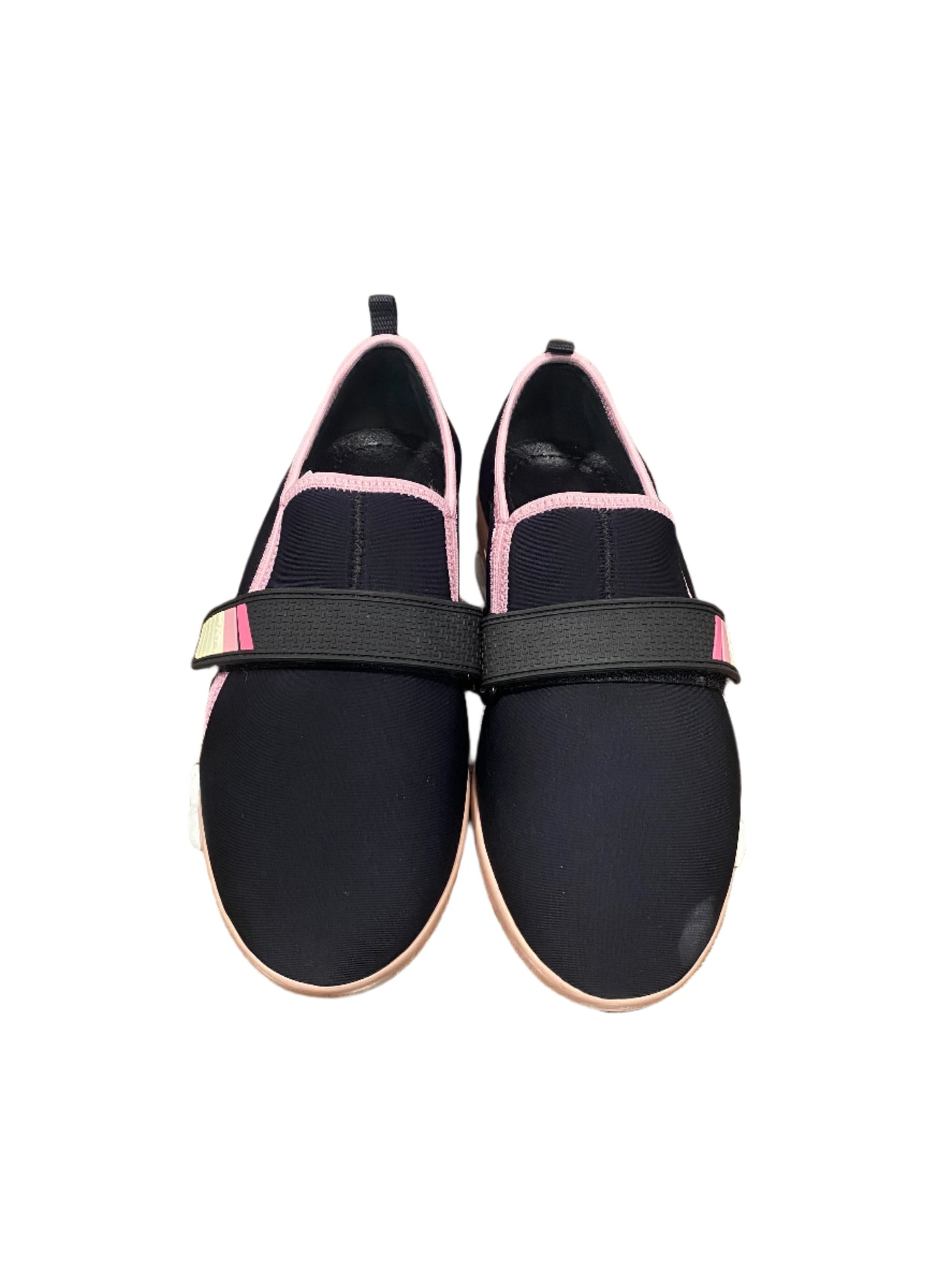 WMNS Prada Neoprene Flower Sneakers Navy Pink