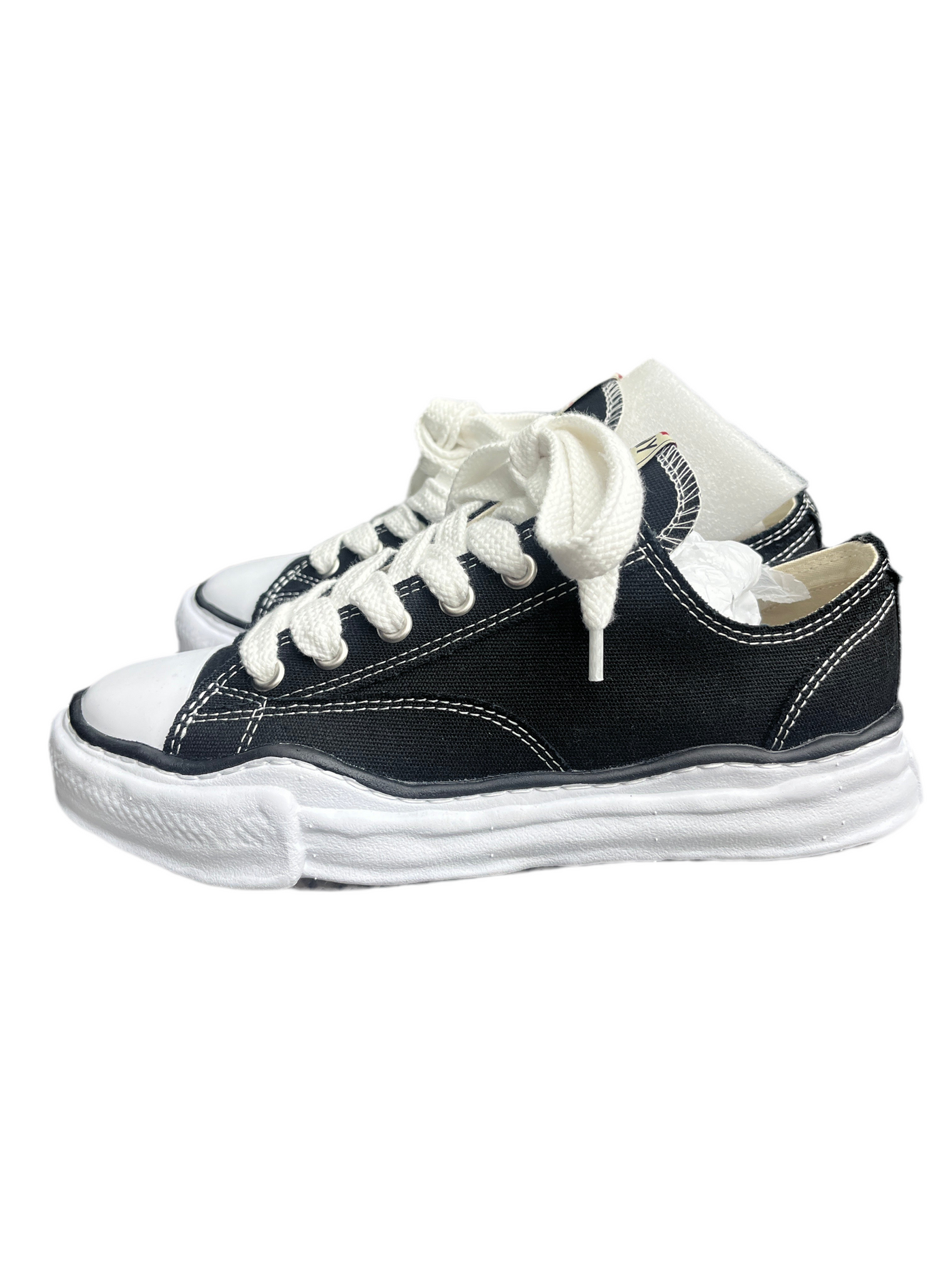 Maison Mihara Yasuhiro Black Low Top Sneakers