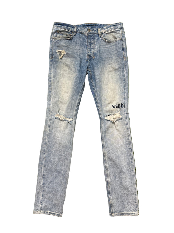 Ksubi Chitch Self Repair Slim Fit Jeans
