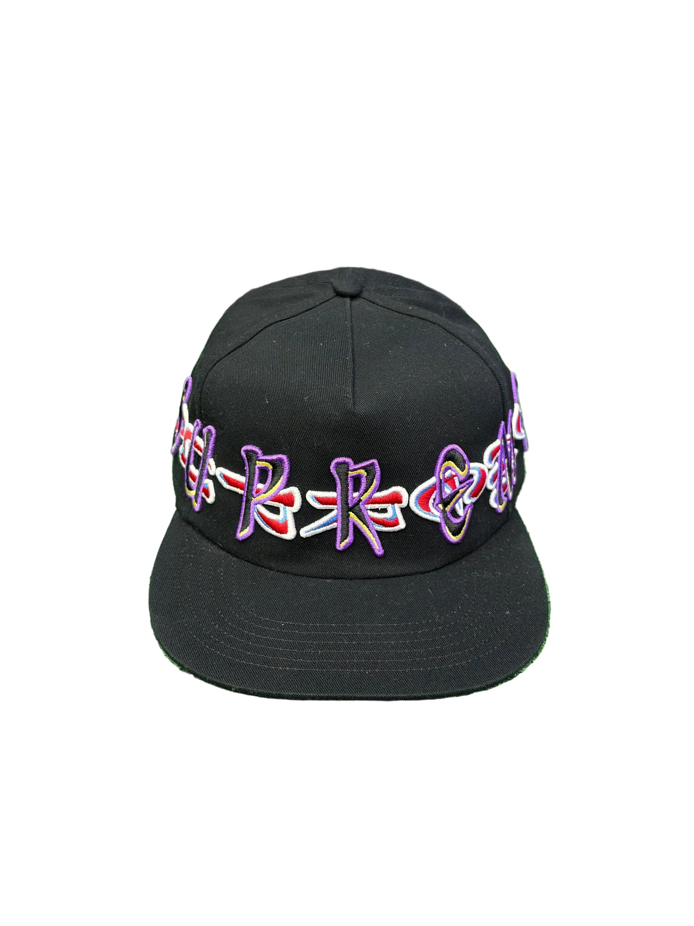 FW23 Supreme AOI Spellout 5-Panel Hat Black