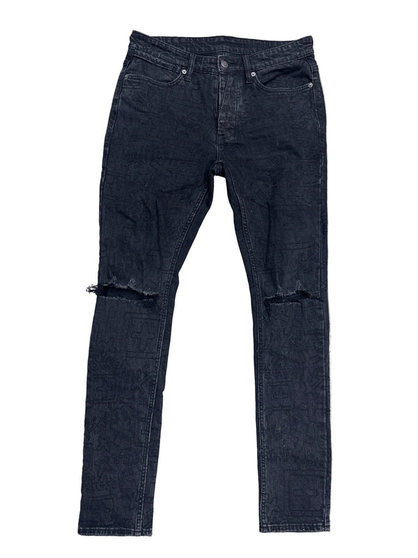 Ksubi Chitch Monogram Black Jeans