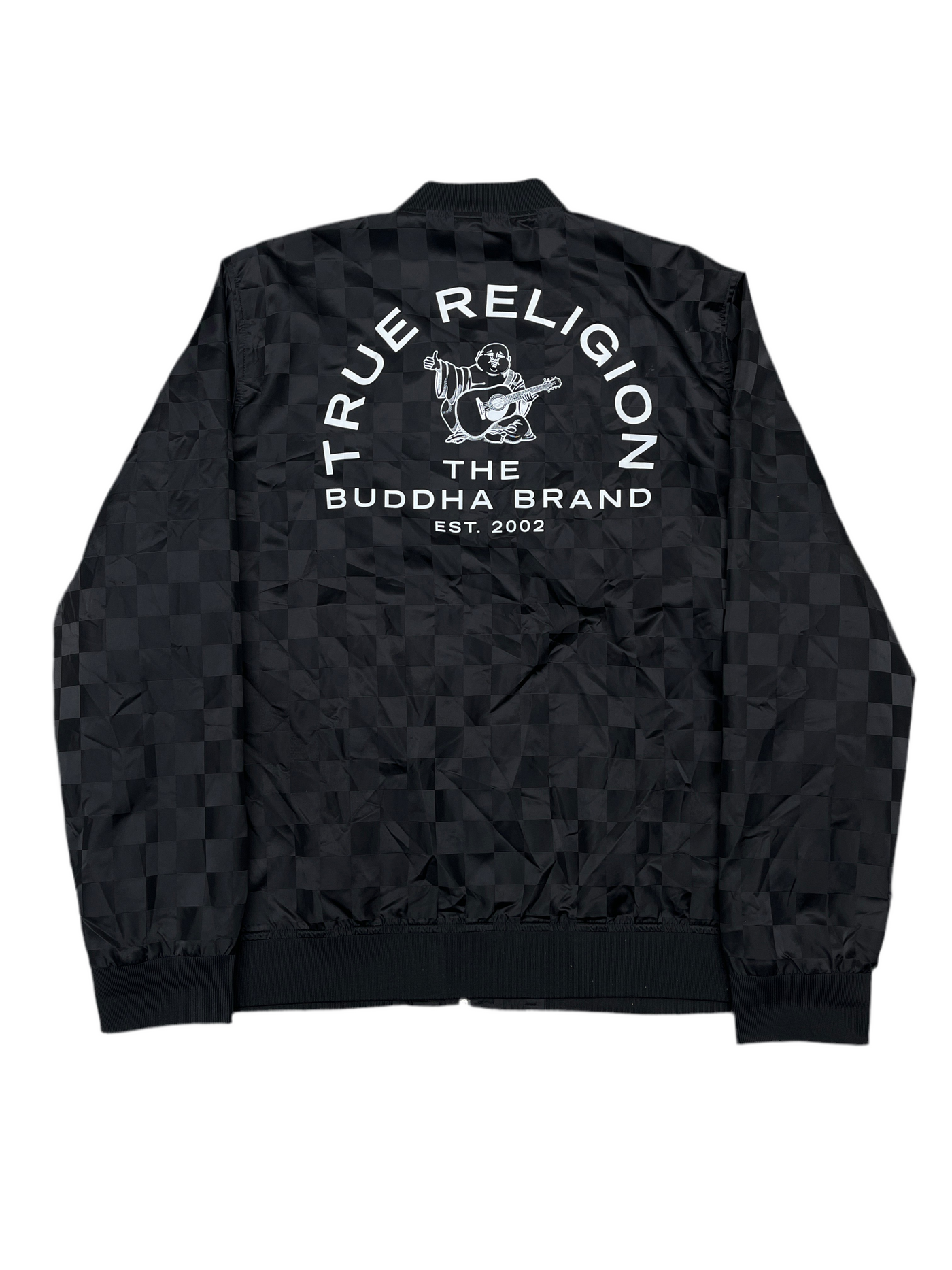 True Religion Bomber Jacket Checkered Black