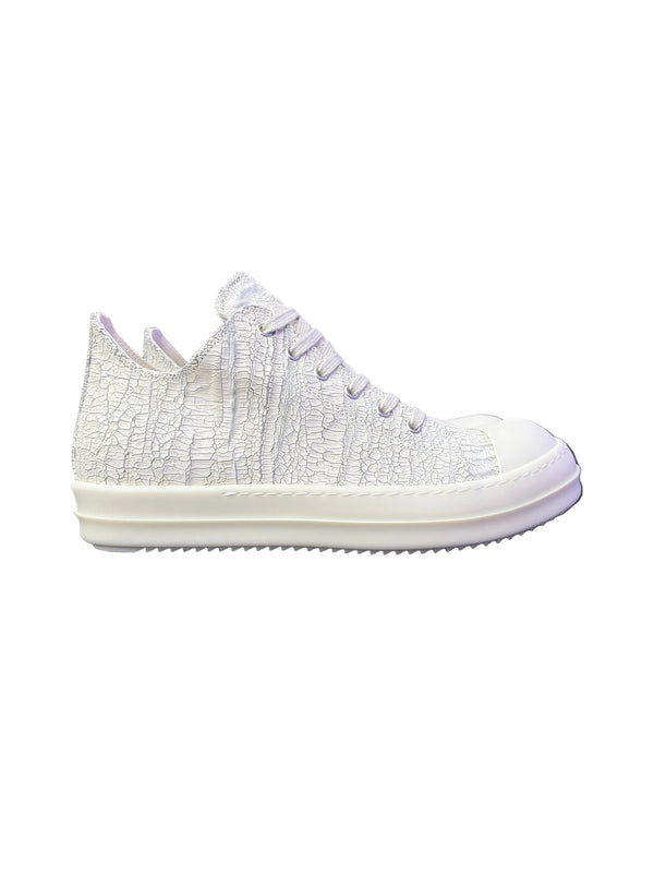 Rick Owens DRKSHDW Cracked Ramone Low Sneakers Milk