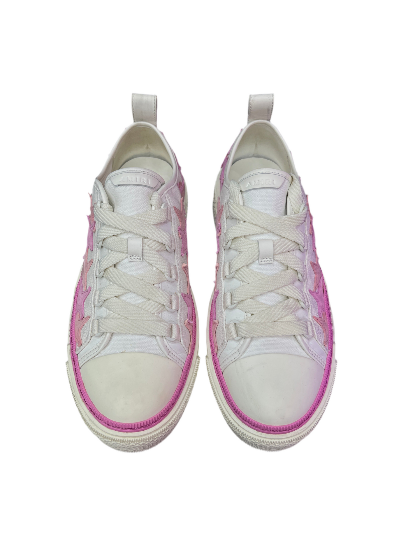 Amiri Stars Court Low White Pink