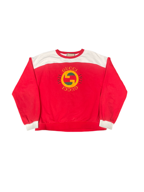 Gucci Crewneck Red White