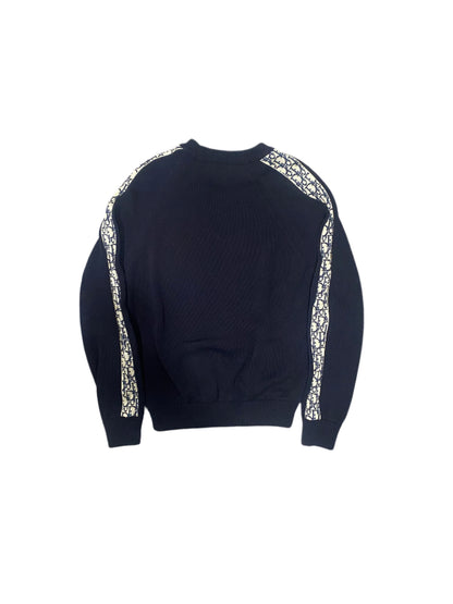 Dior Sweater With Oblique Inserts Black