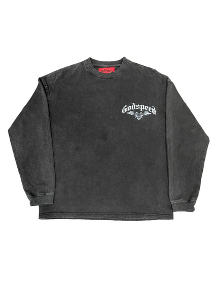 Godspeed Grail LS T-Shirt Grey Wash