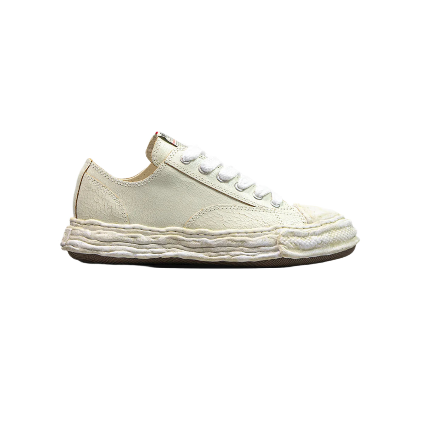 MMY Peterson Low White Crackle Sneakers