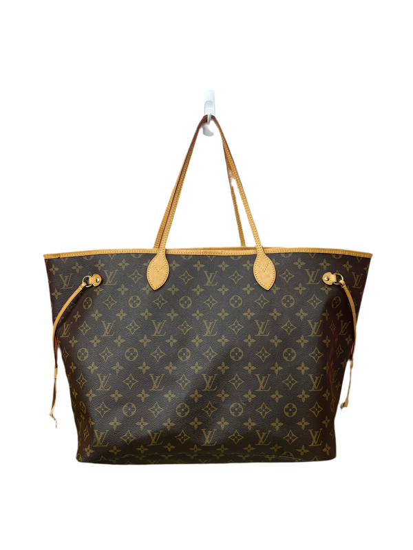 LV Neverful GM Monogram Rose Pondichery
