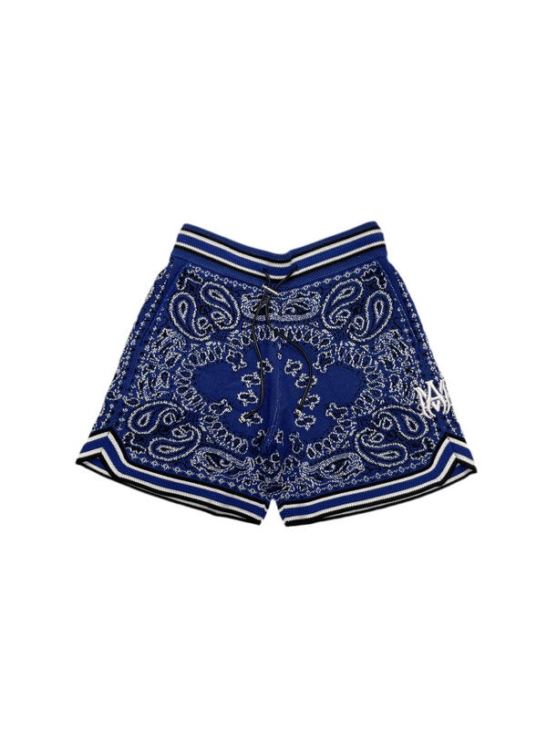 Amiri Bandana B-Ball Shorts Blue