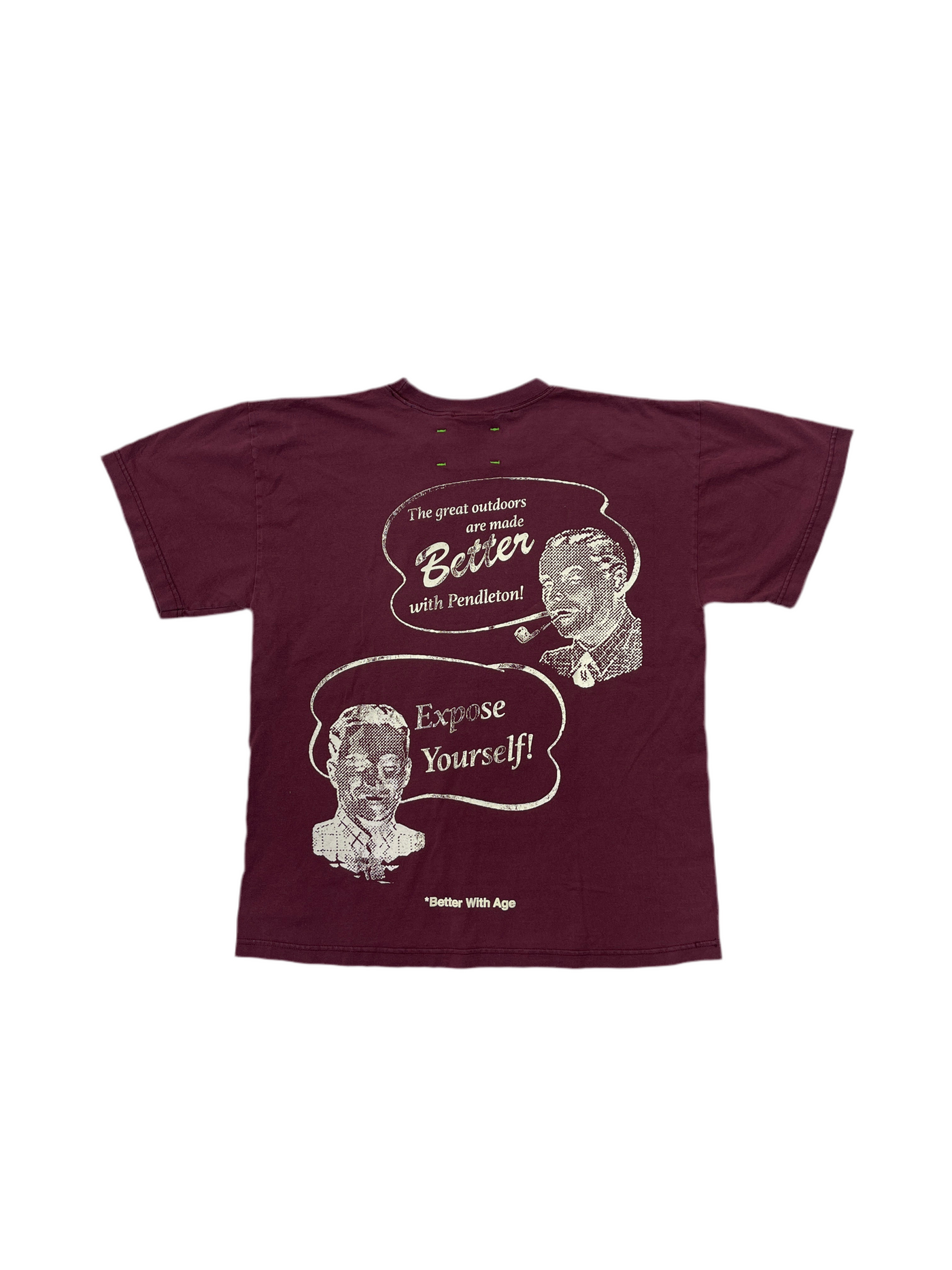 Better With Age Pendleton Tee Maroon