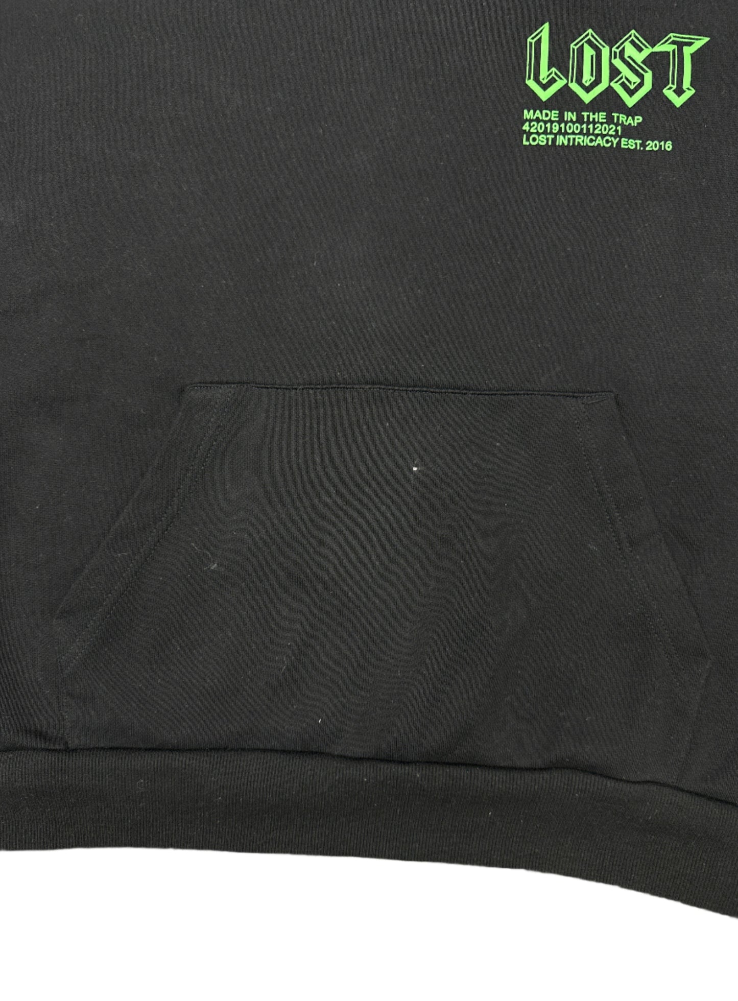 Lost Intricacy Mitt Hoodie Black Green