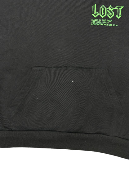 Lost Intricacy Mitt Hoodie Black Green