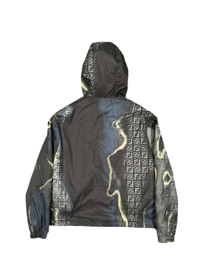 Fendi Earth Reversible Hooded Jacket Black