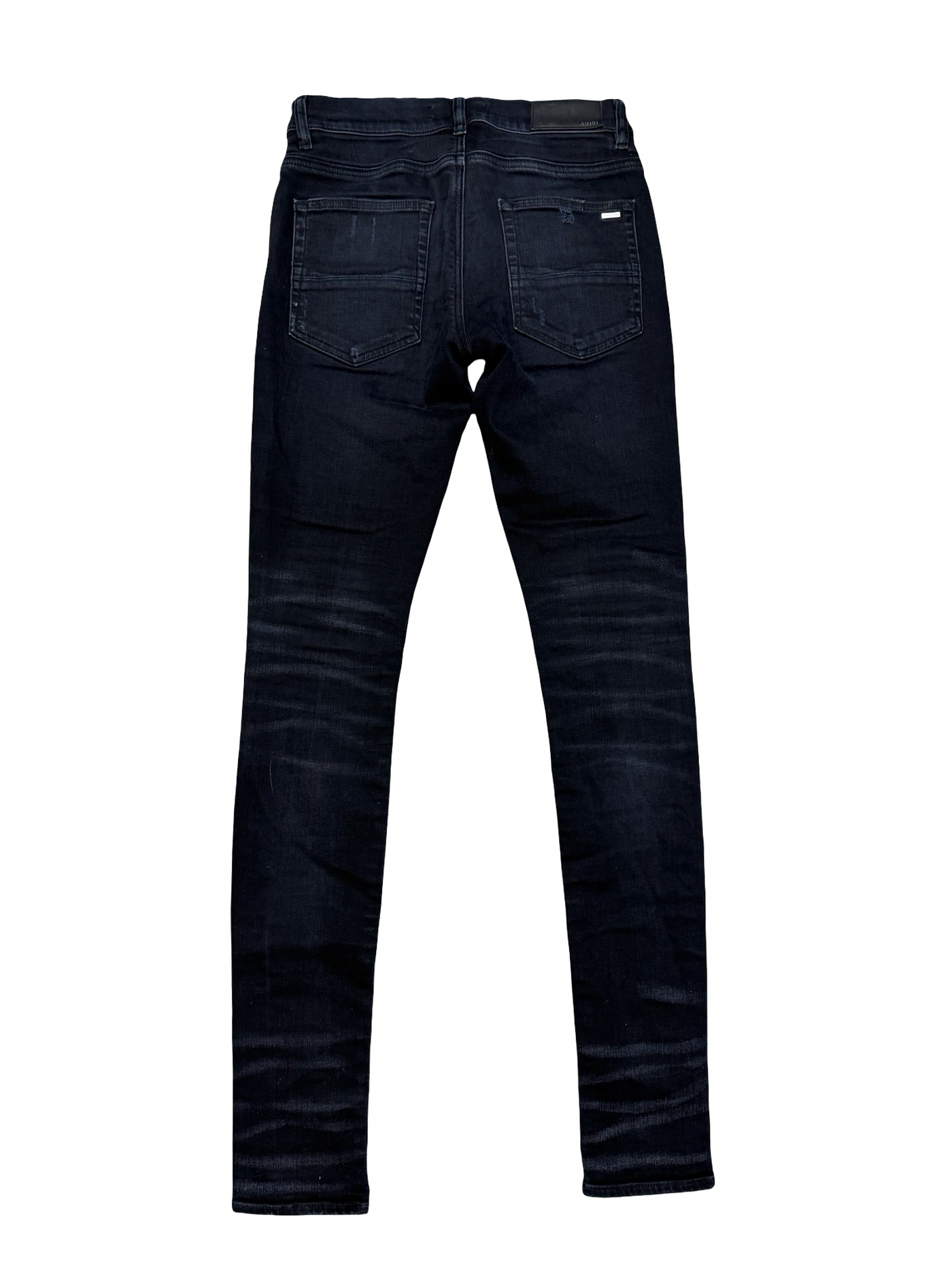 Amiri MX1 Drip Logo Black Jeans