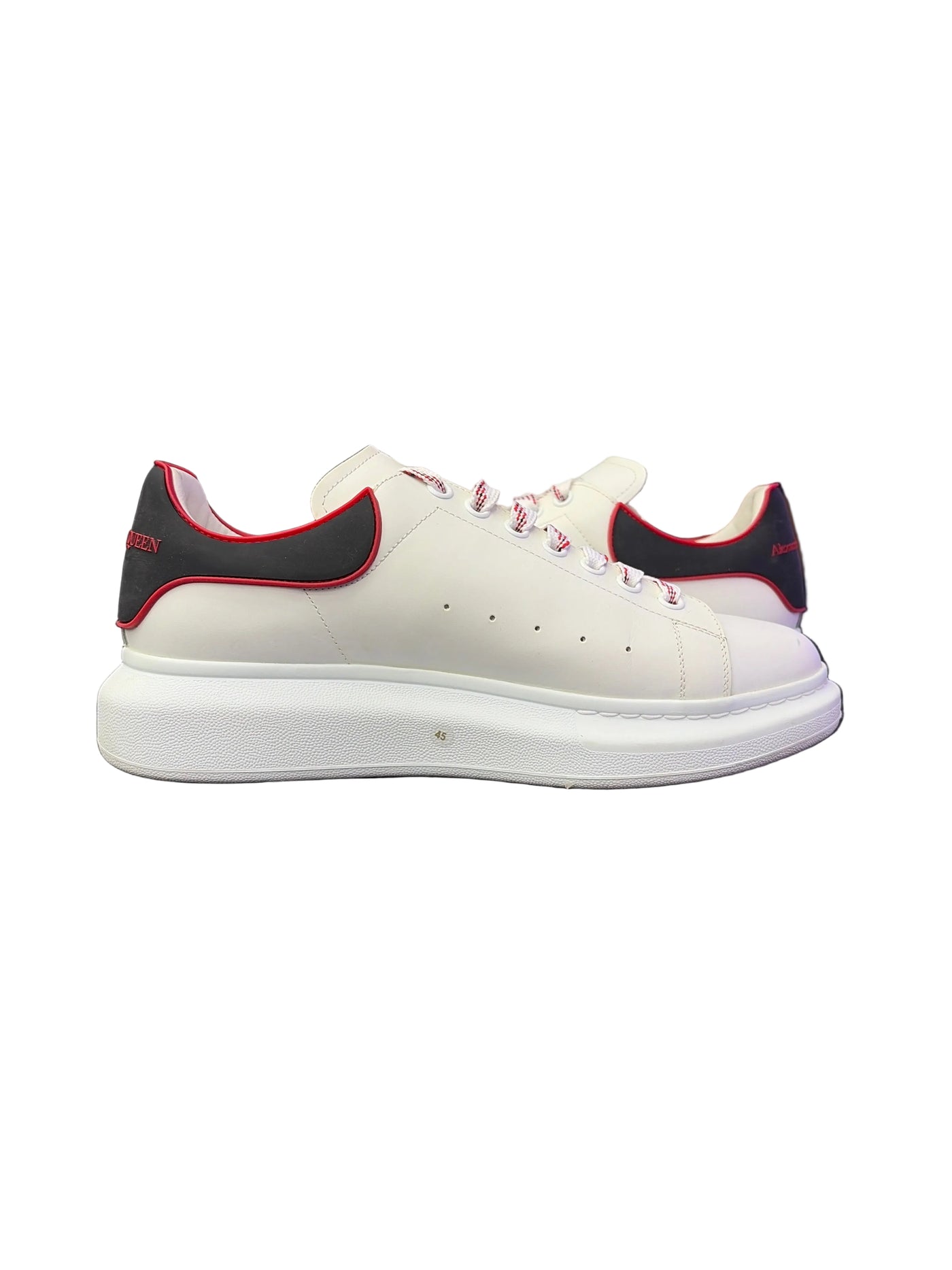 Alexander McQueen Oversized Sneaker White Black Lust Red