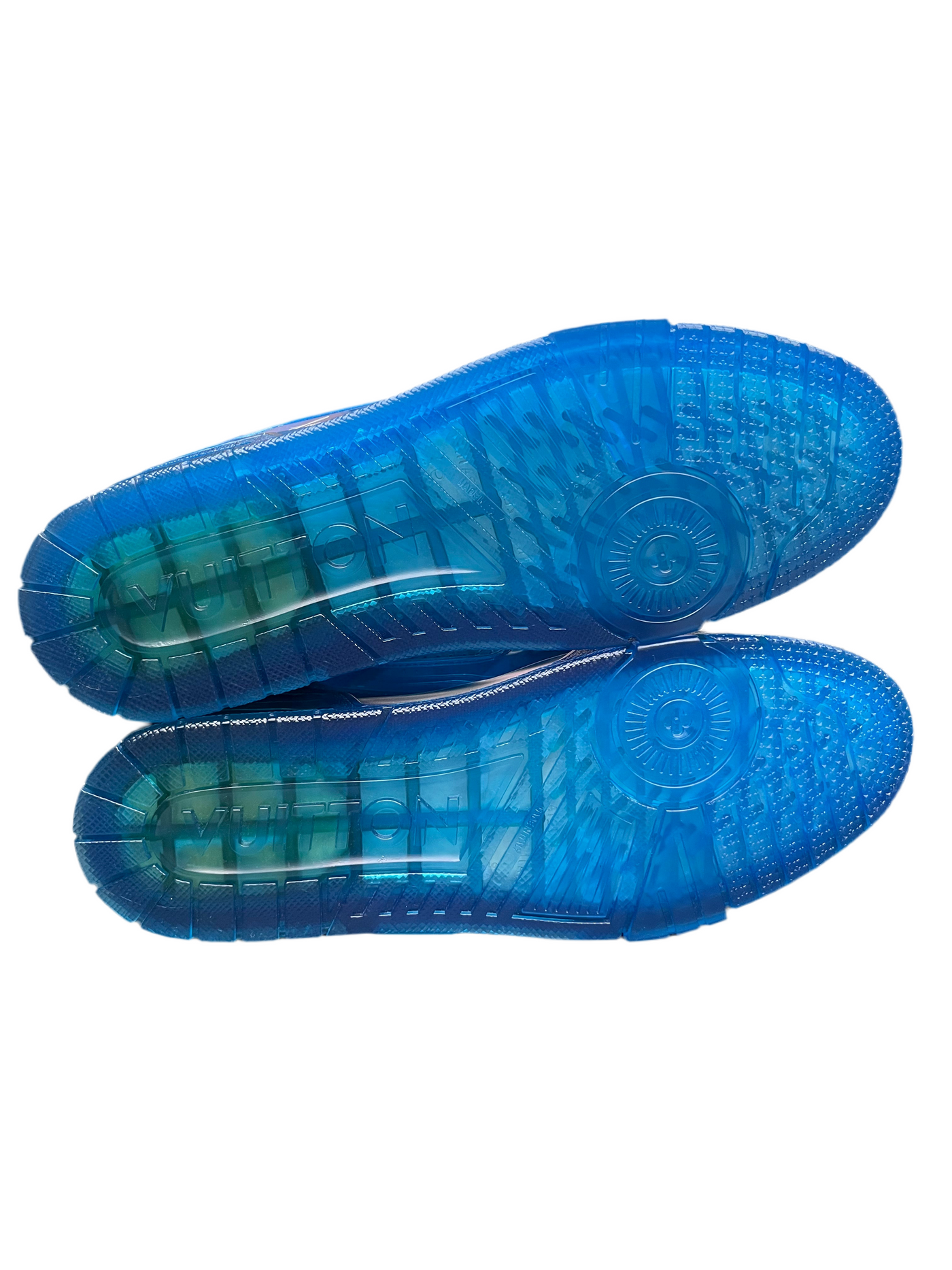 LV Low Trainer Translucent Blue