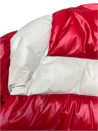 Moncler Grenoble Golzern Puffer Down Jacket Red Off-White