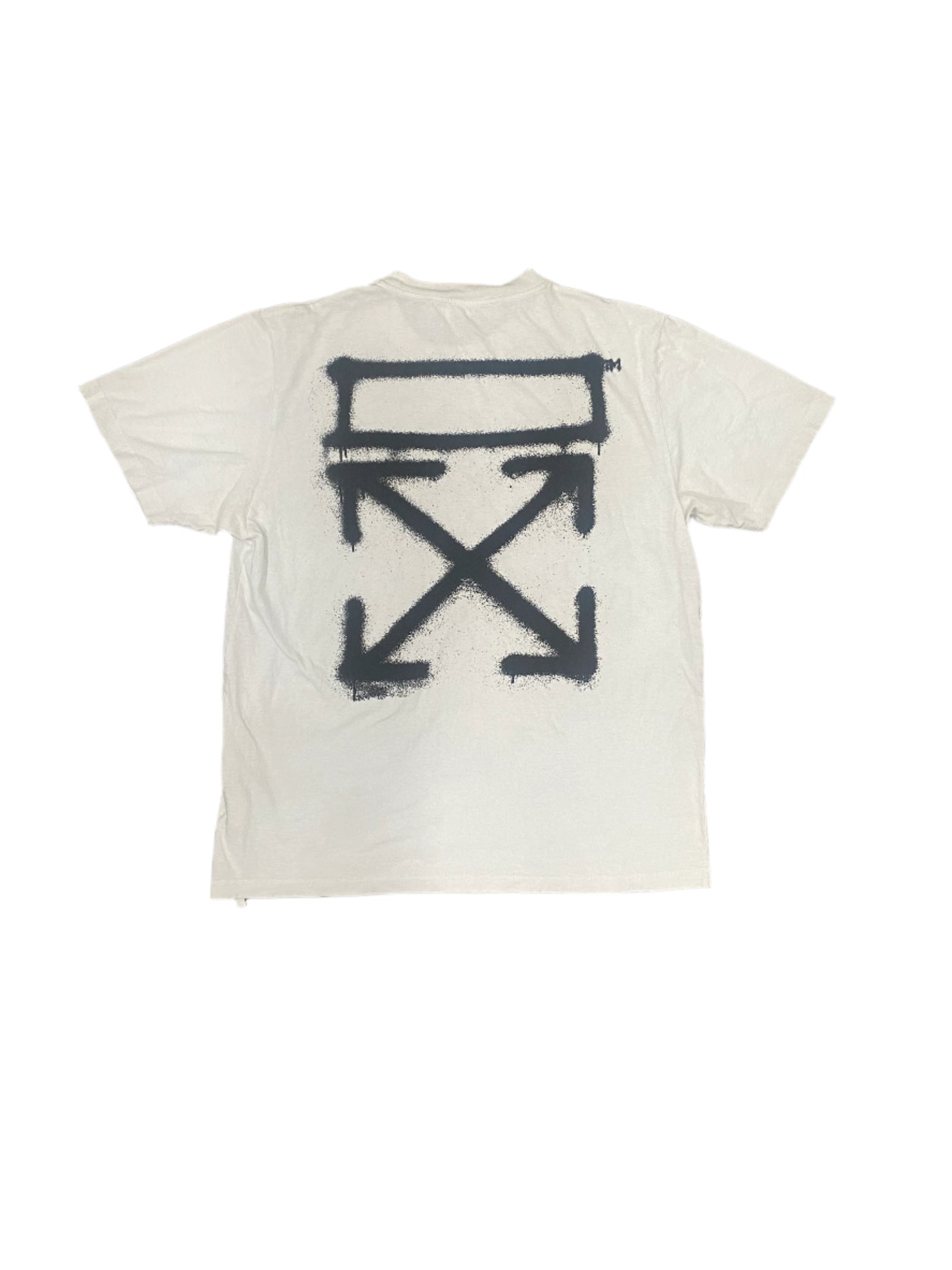 Off-White Spray Marker Slim Tee White Black