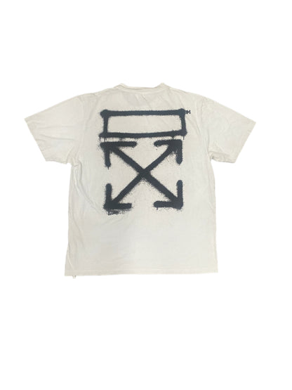 Off-White Spray Marker Slim Tee White Black